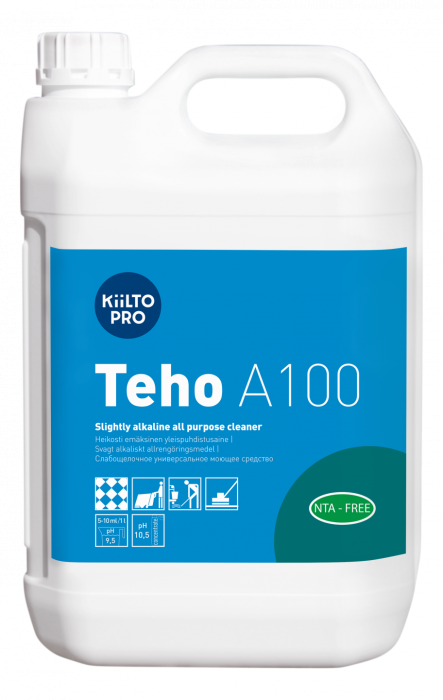 Teho A 100 cлабощелочное универсальное чистящее средство, KiiltoClean (5 л.)